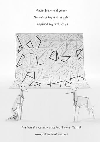 Dog Crease Pattern poster